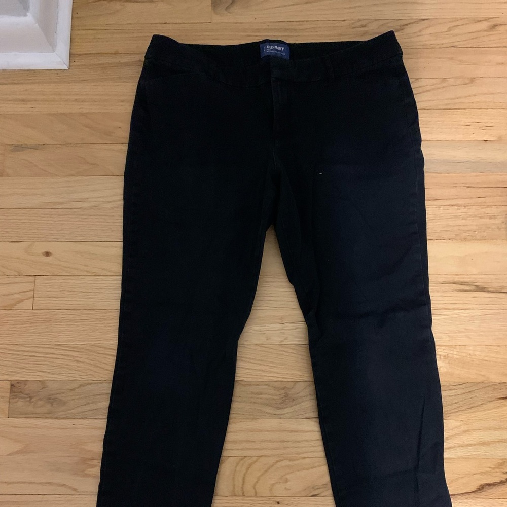 Old Navy Black Pixie Pants Worn Twice. Euc - image 5